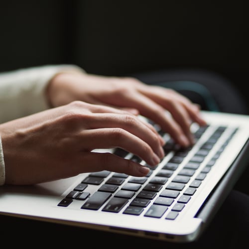 Hands on keyboard